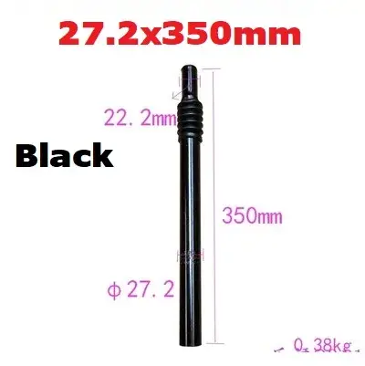 Tige de selle de vélo électrique pliant, Tube de selle de 25.4mm 27.2mm 28.6mm 31.8mm 33.9mm 22.2mm