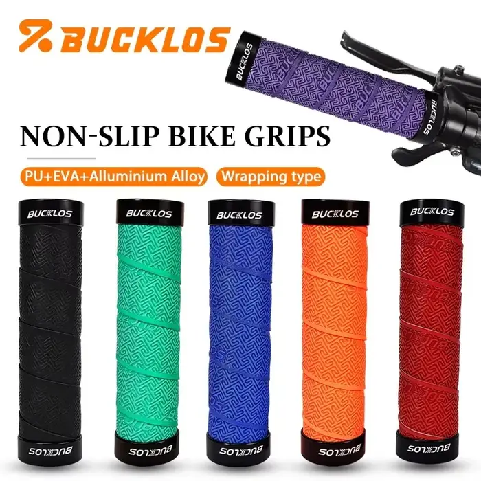Poignées de vélo BUCKLOS en PU+EVA durables et confortables