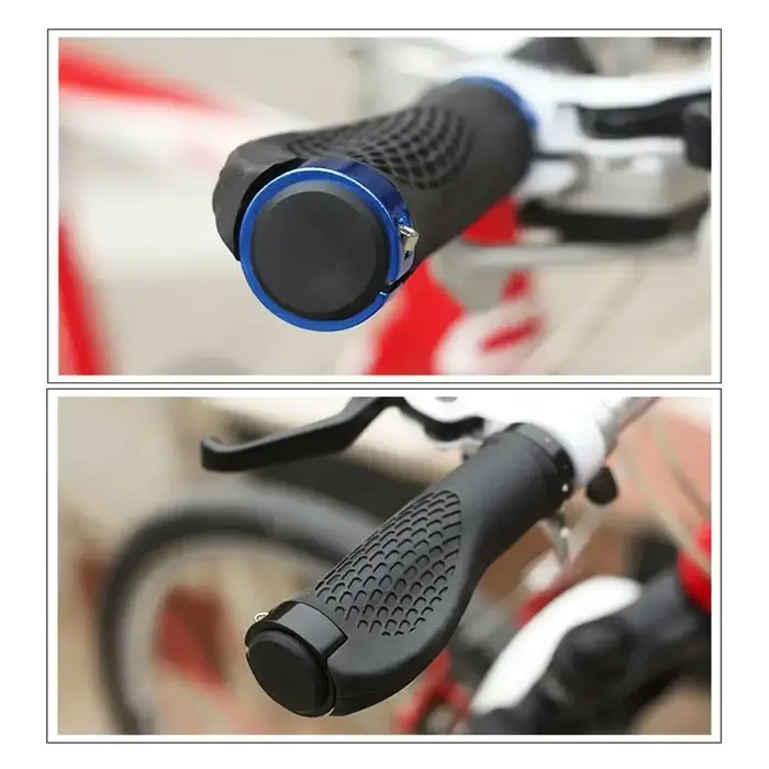 1 paire de poignées de vélo ergonomiques