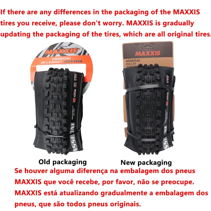 MAXXIS ASSEGAI pneus de vélo Anti-crevaison d'origine sans tube prêt EXO 27.5 29 pour toutes les conditions de descente enduro de sentier