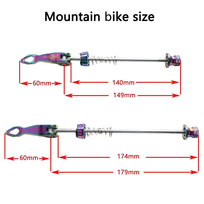 Axe de roue à dégagement rapide QR pour vélo de montagne