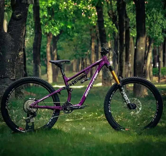 Cadre de vélo Soft Tail Enduro en alliage d'aluminium VTT 29/27.5 pouces