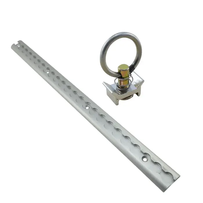 Rail de fixation en aluminium pour moto, VTT, tracteurs, motos tout-terrain, 0,5 m, type L, pour la sécurité des remorques