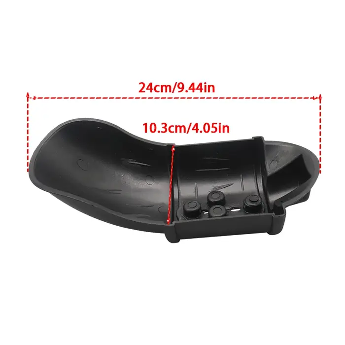 Garde-boue avant adapté aux accessoires de scooter électrique de 10 pouces