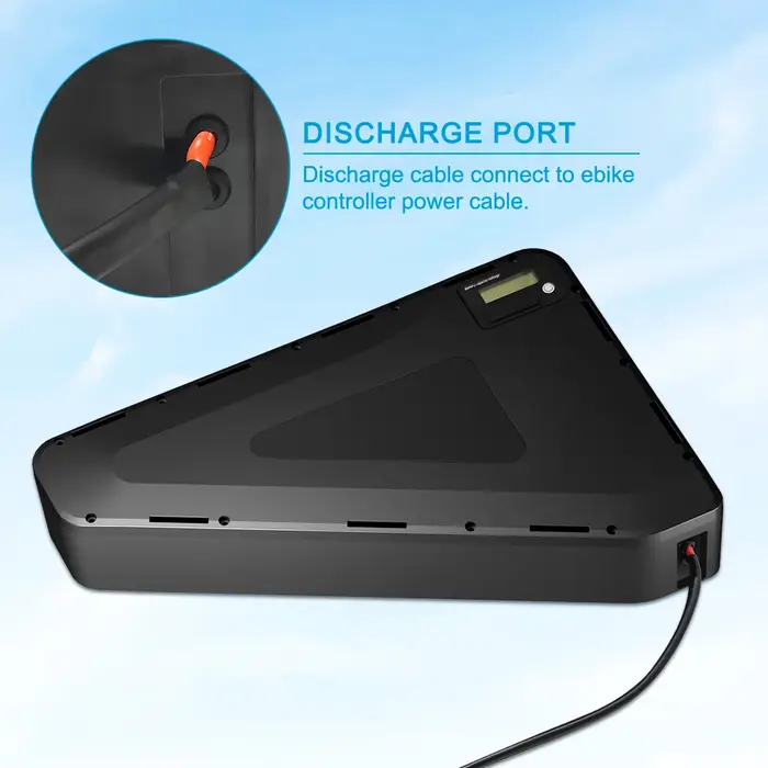 Batterie lithium-ion Triangle pour vélo électrique 36 V