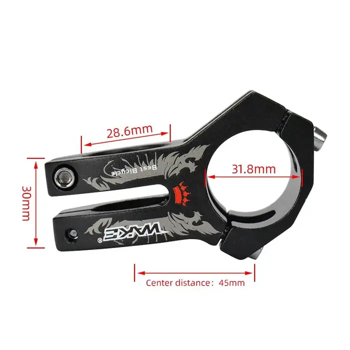 Potence en alliage pour guidon de vélo de route et VTT