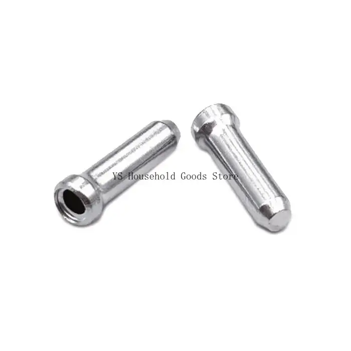 100 embouts de câble de frein et de dérailleur en aluminium pour vélo