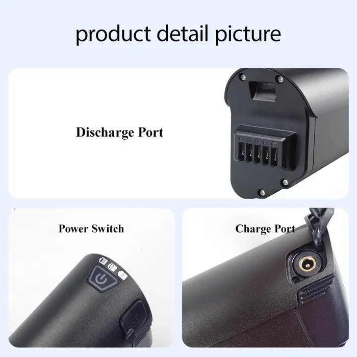 Batterie intégrée pour vélo électrique HillMiles MileCity1 36V 48V 10.4AH 13AH pour Touroll J1 Trekking Jasion EB5 Roamer