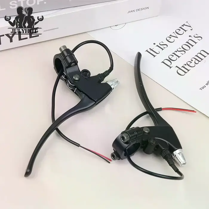 1 paire de leviers de frein arrière de vélo électrique