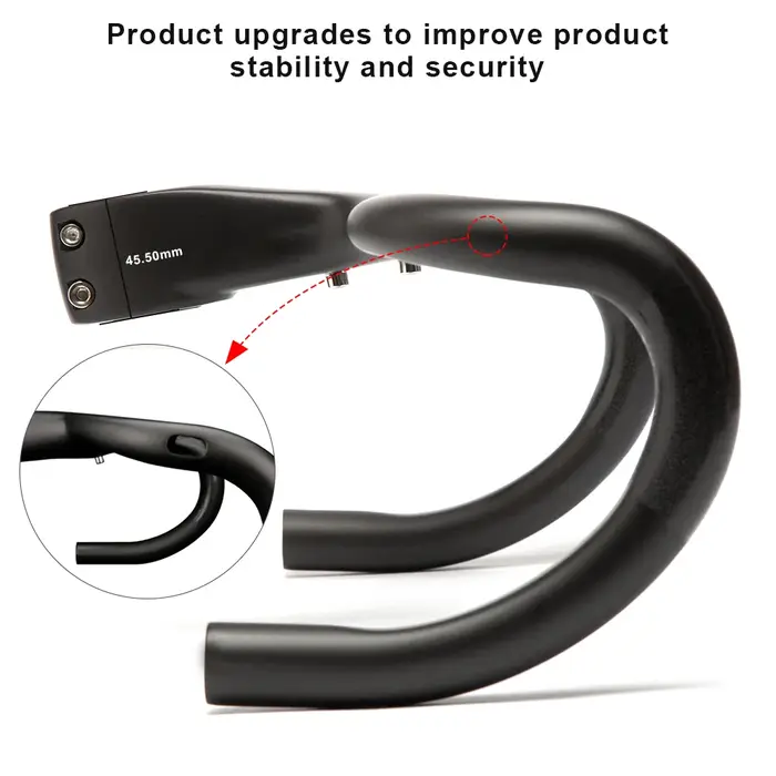 Guidon de vélo de route entièrement en Fiber de carbone