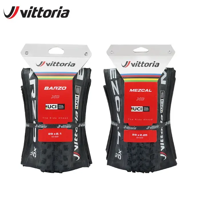 Pneu de vélo de montagne Vittoria Barzo / Mezcal 29x2.1 / 2.25 Tubeless Graphene Anti-crevaison Alliance Champion Edition