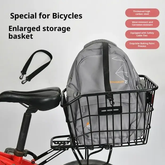 Panier arrière de vélo