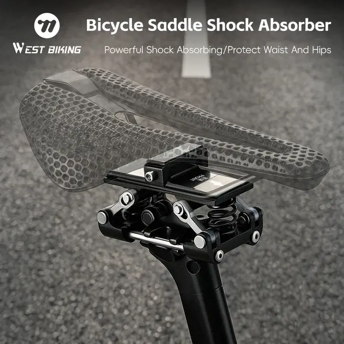 WEST BIKING Selle de vélo à suspension pneumatique