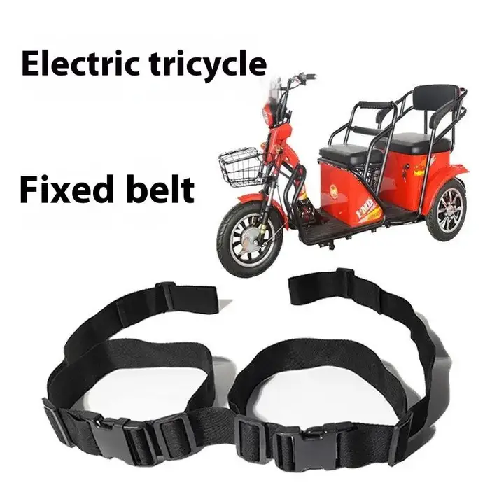 Ceinture de sécurité universelle pour tricycle électrique, sangle de fixation pour scooter pour personnes âgées, ceinture de sécurité pour enfant et moto