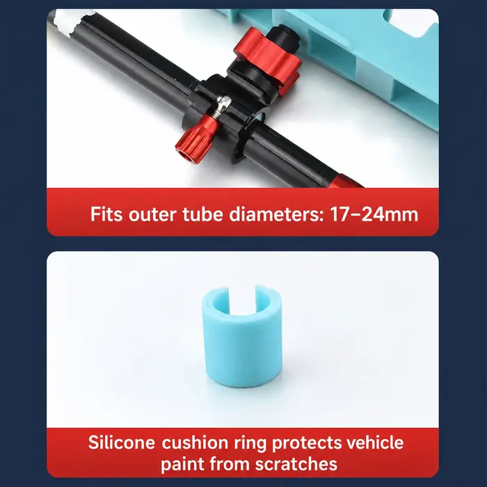Support de canne à pêche pour porte-bagages de vélo
