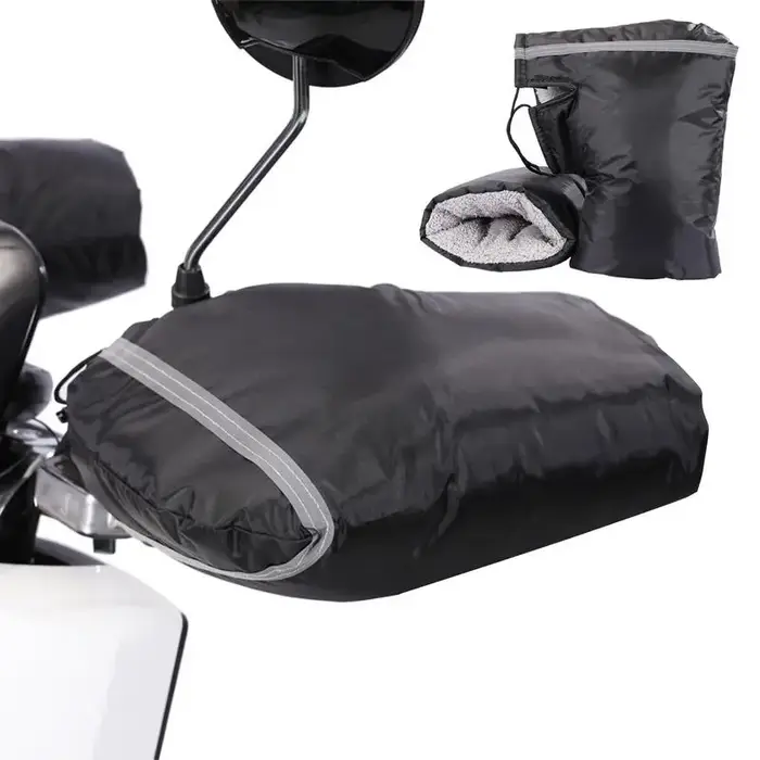 Gants de guidon de moto coupe-vent chauds