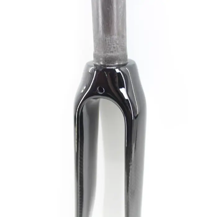 Fourche avant entièrement en fibre de carbone 3K pour vélo de route