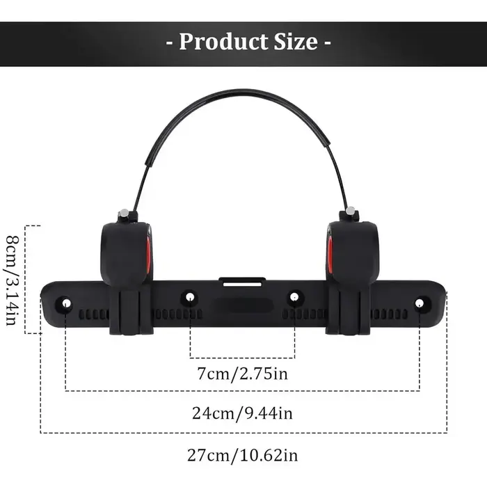 Sacoche de dégager T1 pour vélo et moto, avec clip, réglable