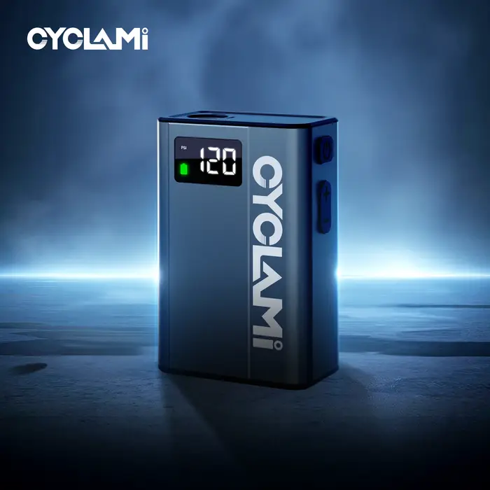 Pompe électrique portable en alliage d'aluminium pour vélo