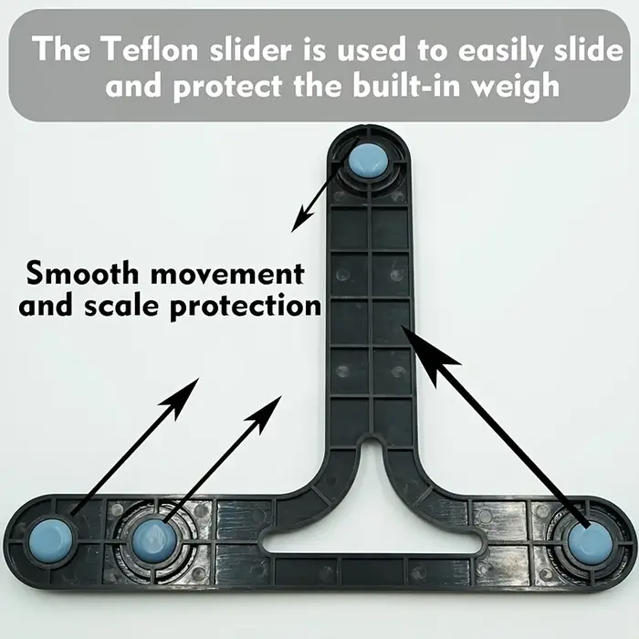 Planche coulissante avec planeurs, support sécurisé, protège la fonction d'échelle, accessoires TM7, support de Base, Protection de la Surface du travail à la maison, 1 pièce