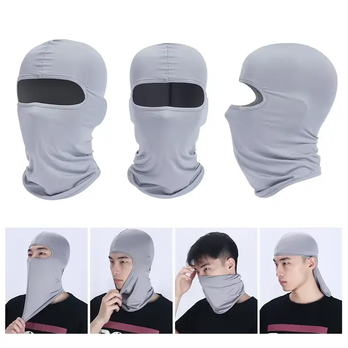 Cagoule masque complet randonnée cyclisme Camping chasse Airsoft casquette vélo couvre-tête été hommes femmes
