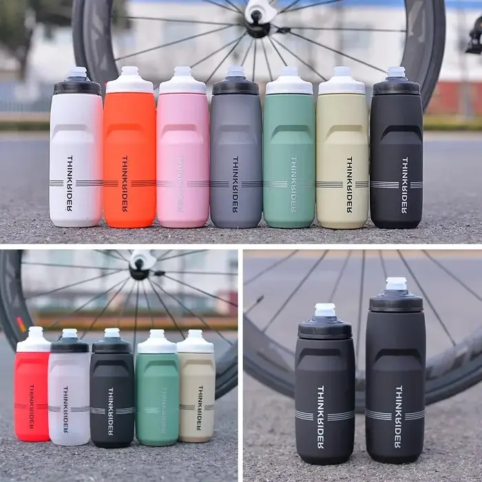 ThinkRider-Bouteille d'eau portable en plastique pour vélo, bouteille de grande capacité, 620ml, 750