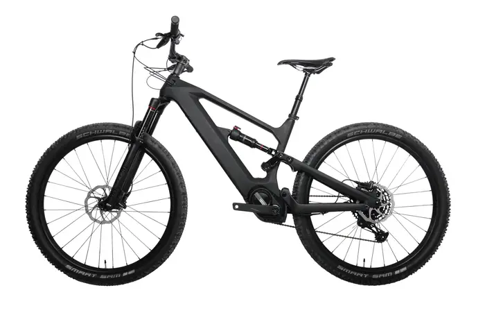 Pour cadre de vélo électrique à suspension complète, support m560, avec casque et axe réel