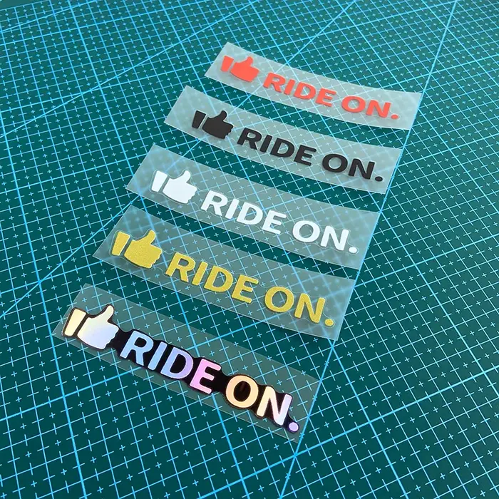 Autocollant en vinyle imperméable pour cadre de vélo, pour personnalisation et décoration du tube supérieur et du guidon de VTT