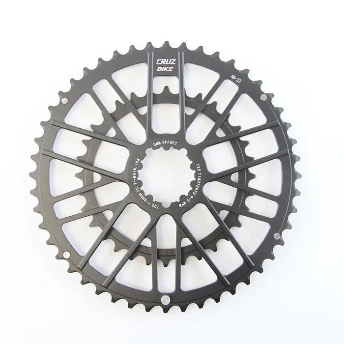 CRUZbike vélo de route 46-30/48-32T roue à chaîne Double plateau couronne
