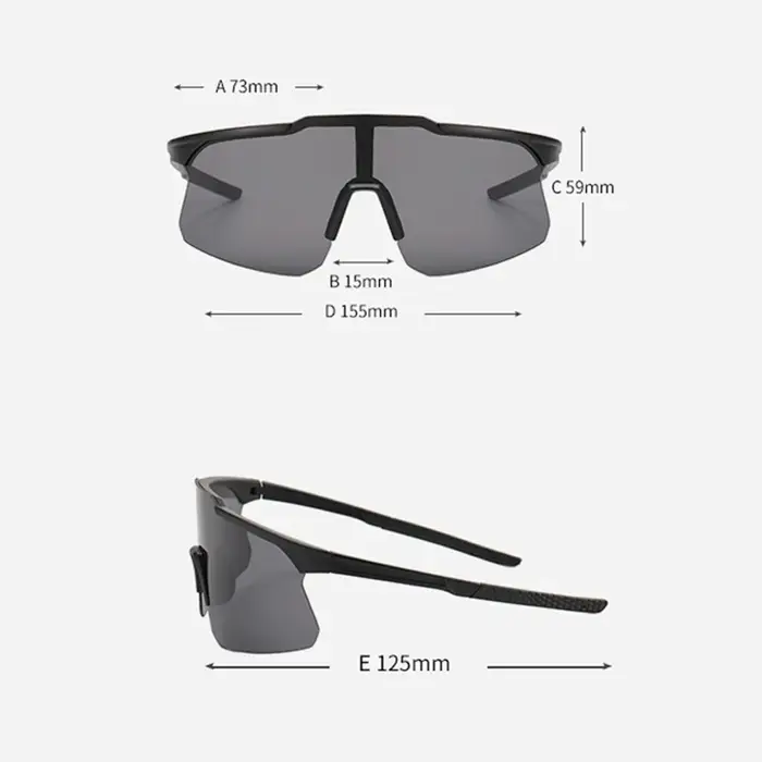 Lunettes de cyclisme Sports de plein air UV400 lunettes de soleil de vélo pour hommes femmes vélo de