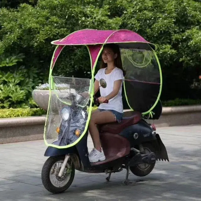 Nouvelle auvent semi-fermé pour scooter et moto électriques