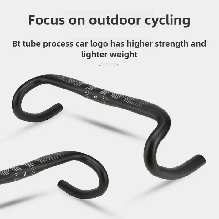 Guidon de vélo de route en alliage d'aluminium