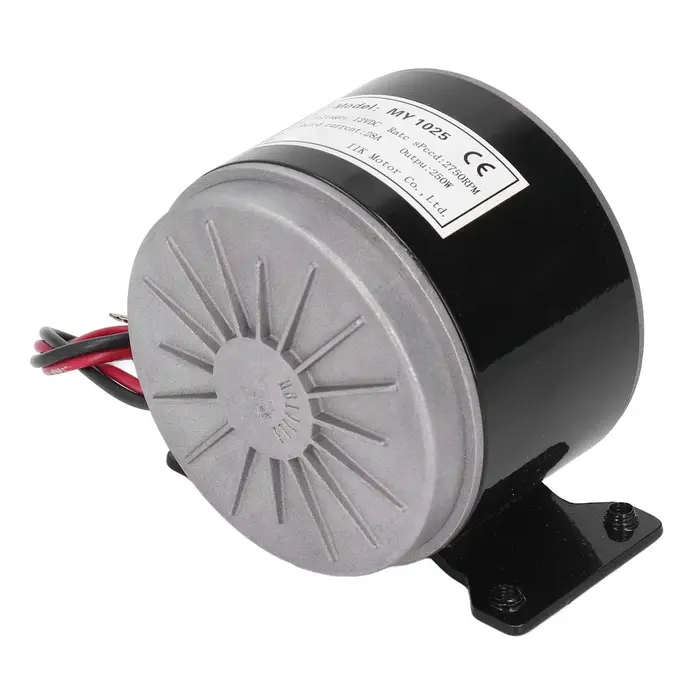 Moteur à balais haute vitesse MY1025 12V 250W 2750 tr/min