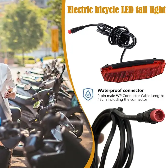 Enquêter arrière étanche pour vélo électrique