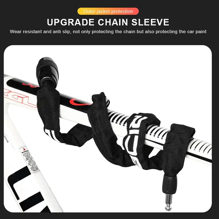 RIDERACE serrure à chaîne de vélo Portable antivol haute sécurité vtt