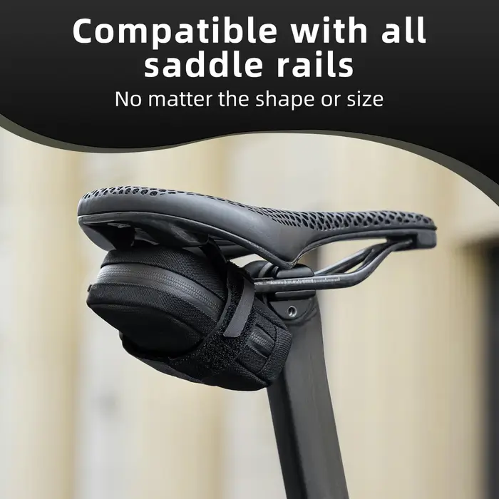 Sacs de selle de vélo sous le siège, sacs de porte-bagages arrière pour vélos, rangement sous le siège de vélo