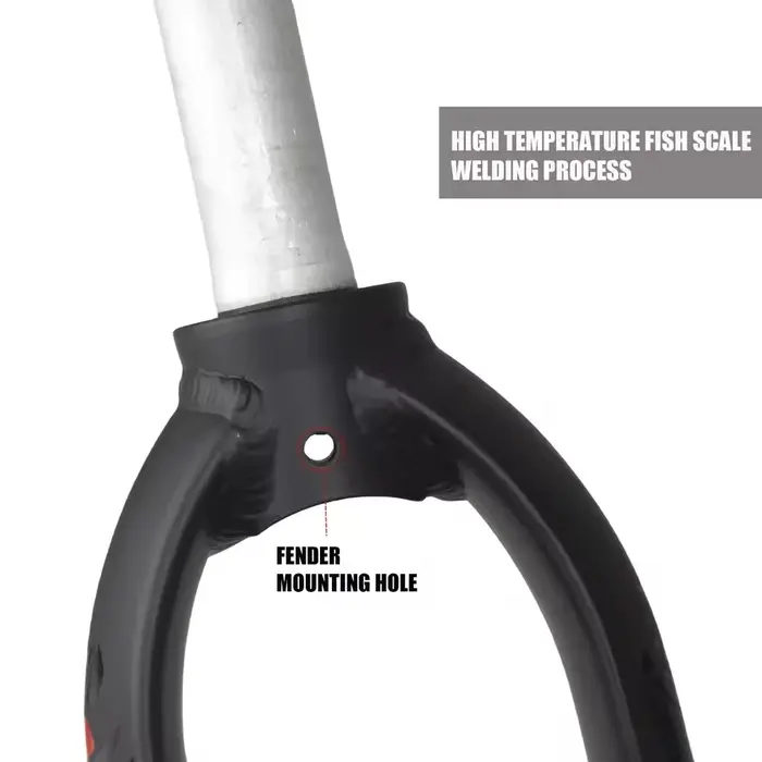 Fourche avant de vélo de montagne EVOSID M5 en alliage d'aluminium 7005 ultra-légère pour roues 26 27.5 29 pouces avec frein à disque
