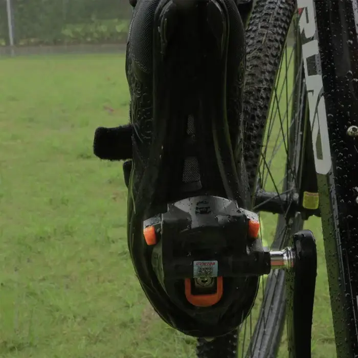 Pédales de vélo de route Gineyea, pédales de vélo de route sans clip avec crampons compatibles avec SPD-SL