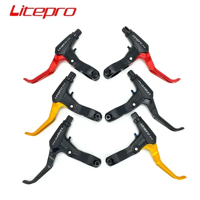 Litepro vtt vélo pliant V levier de frein guidon ultraléger 22.2mm étrier