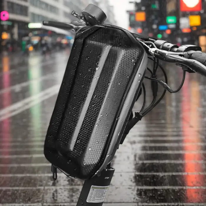 Sac de rangement pour trottinette électrique, sac de guidon portable de grande capacité, pour transporter chargeur, outils de réparation pour trottinettes électriques