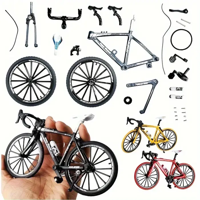 Ornement de modèle de vélo de montagne à monter soi-même