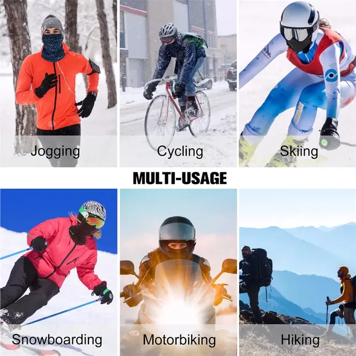 WEST BIKING – écharpe de cyclisme en polaire pour hommes et femmes
