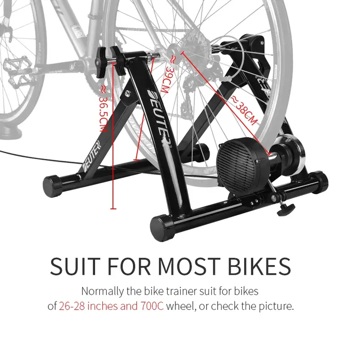 Entraîneur de vélo à rouleaux magnétiques
