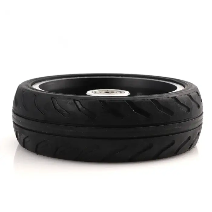 Roues Solides de Haute Qualité, 5 Pouces, Roue Rapide F0, Jackhot, Pneu Solide de Scooter en Fibre de Carbone Nes avec Jante en Alliage