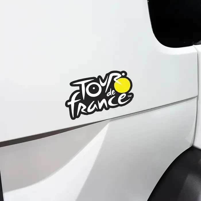 Autocollant en vinyle avec logo du Tour de France