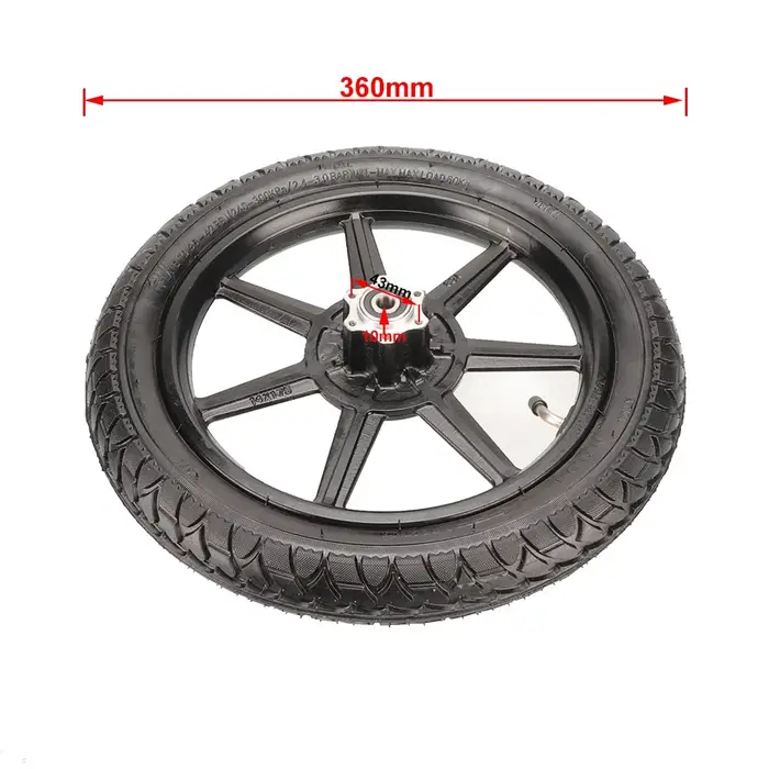 Jante en aluminium 14x2.125 pour trottinette électrique