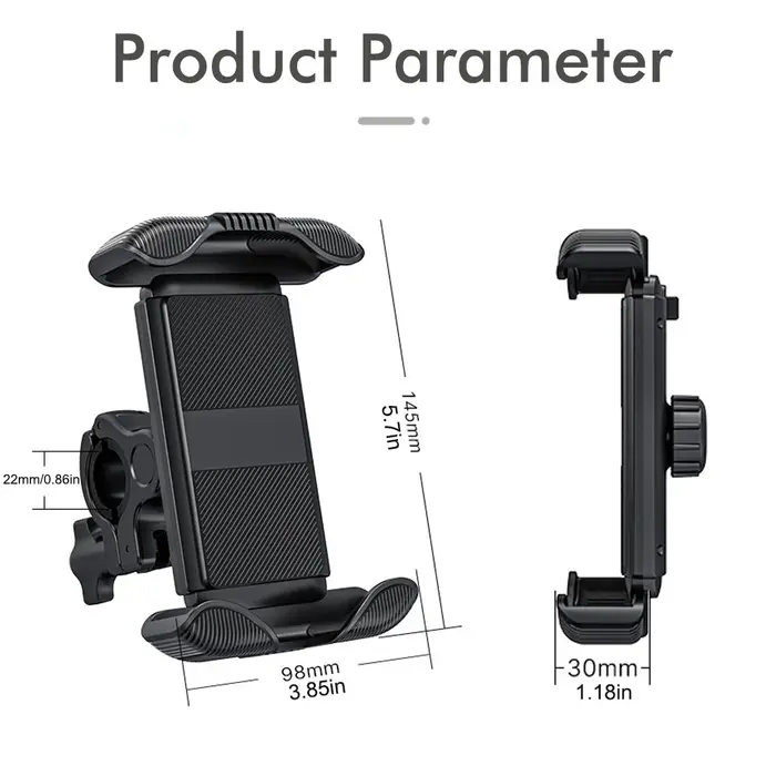 Support de téléphone de vélo pour rétroviseur de moto