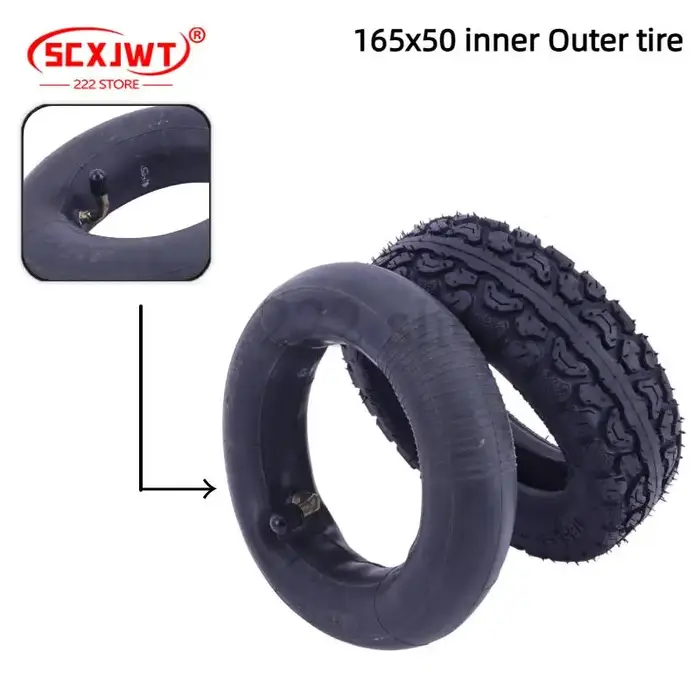Pneus intérieurs et extérieurs pour trottinette électrique 165x50