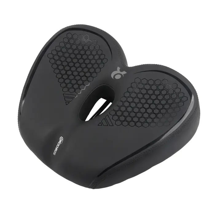 DRCKHROSComfortable selle de vélo Double Absorption des chocs siège de cyclisme de banlieue haute él
