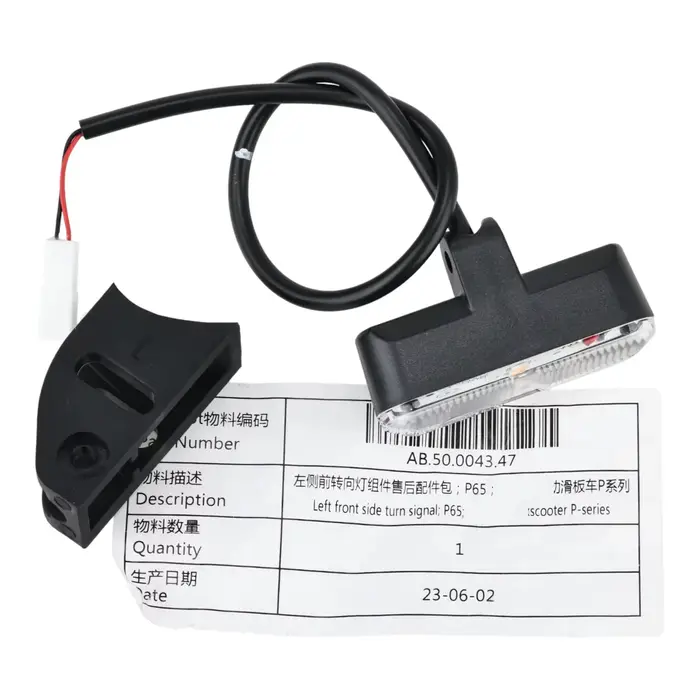 Clignotant avant et arrière d'origine pour Scooter électrique Segway Kickscooter P65 P100 P100S, cli